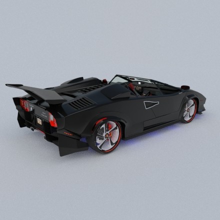 Lamborghini Countach Roadster Conzept preview image 2